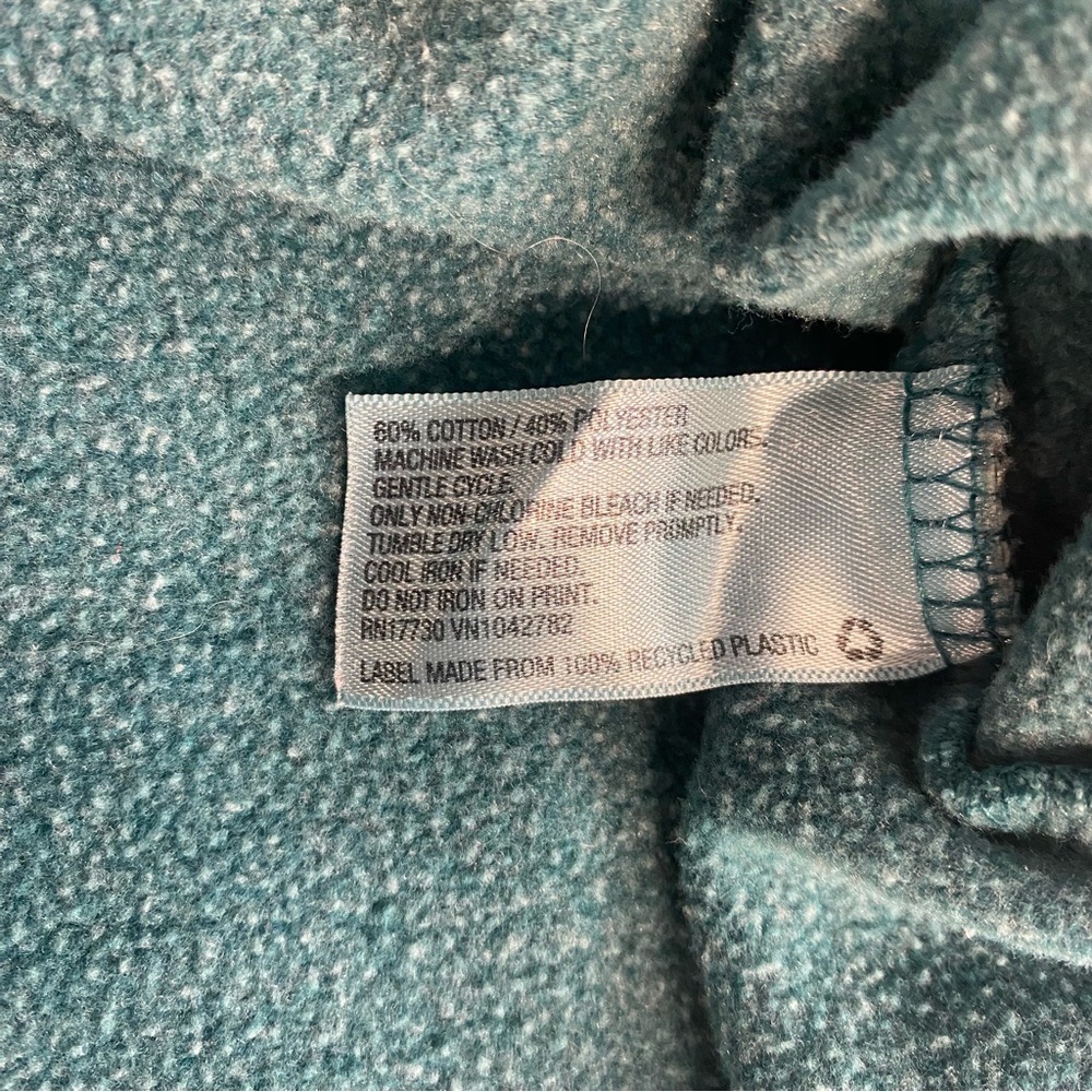 Wild Fable Green Women’s Cropped Sweatshirt Size Medium Teal New York - Picture 14 of 14